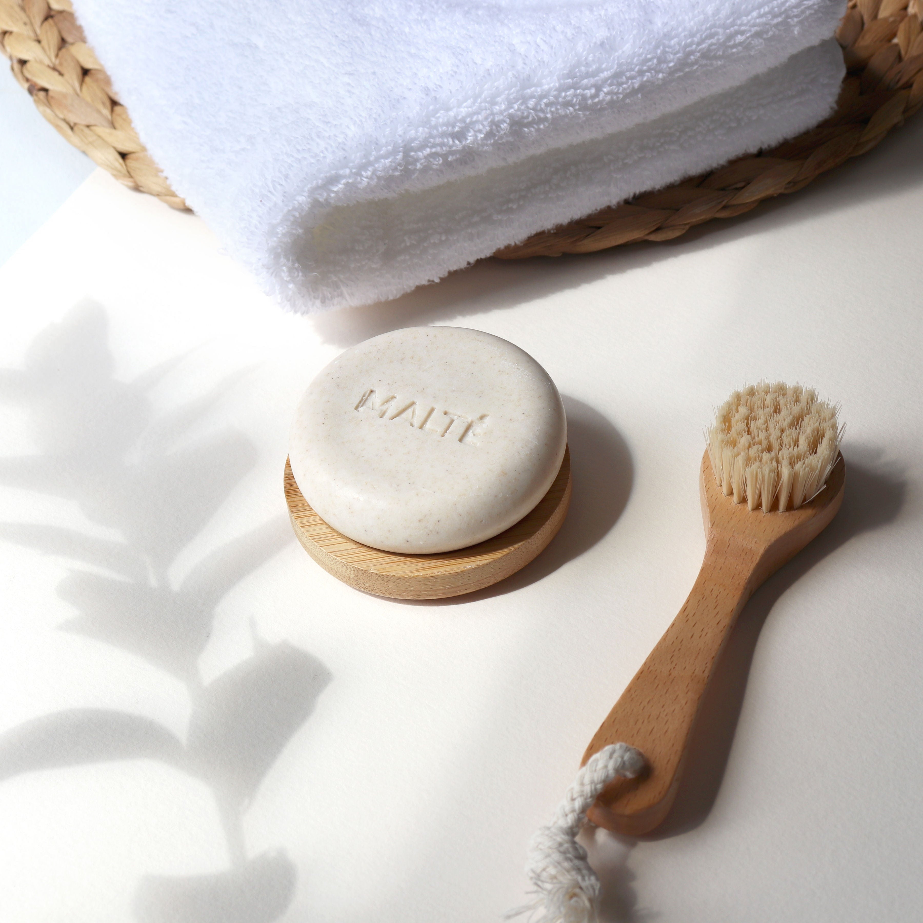 Porte-savon en bambou naturel