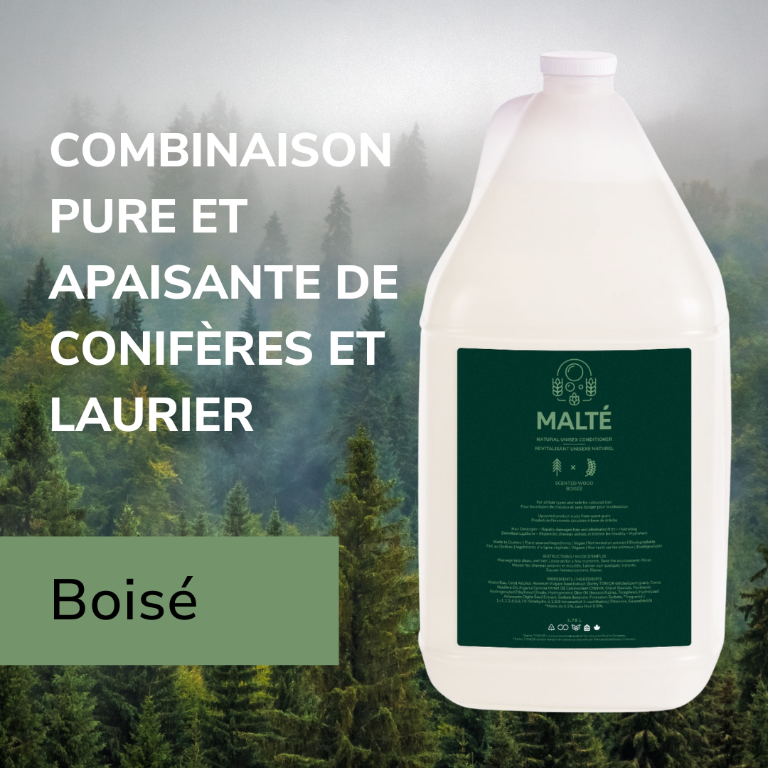 Revitalisant unisexe naturel hydratant et démêlant (Boisé) - 3.78L