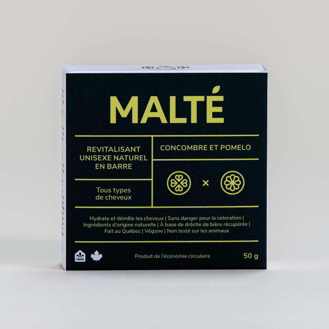 Revitalisant unisexe naturel hydratant et démêlant - Concombre & Pomelo