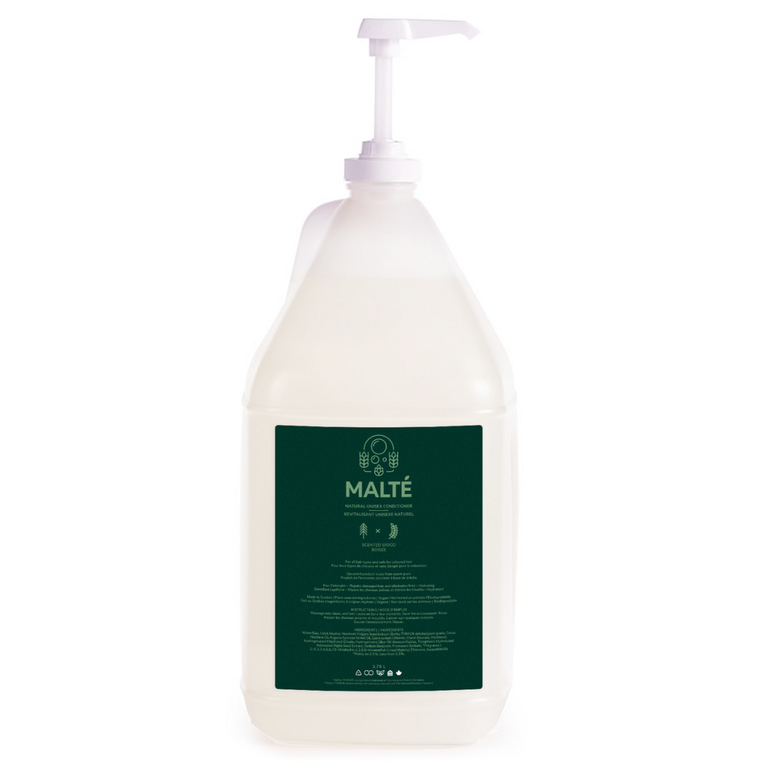 Revitalisant unisexe naturel hydratant et démêlant (Boisé) - 3.78L