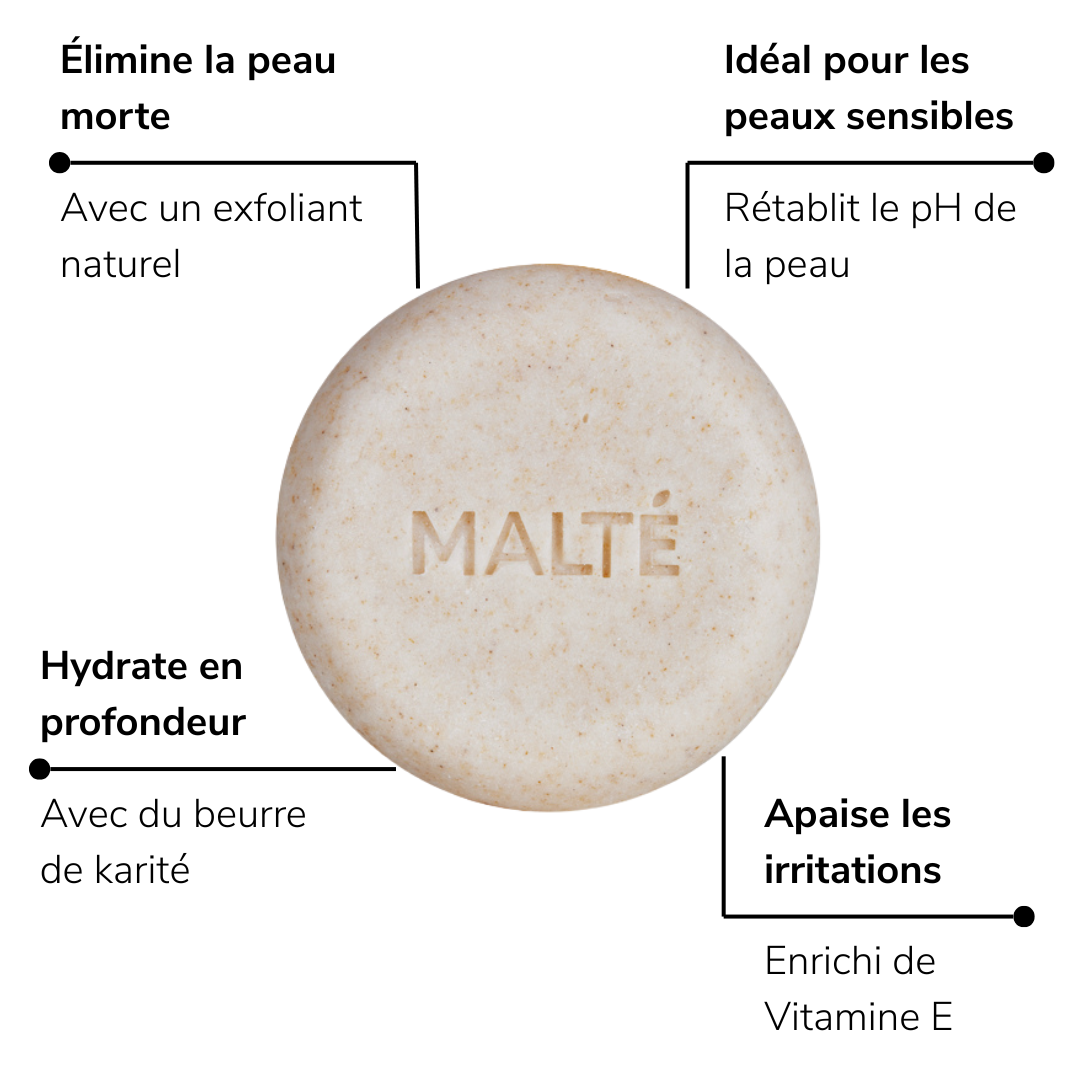 Savon naturel hydratant et exfoliant - Poire et Agrumes