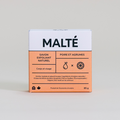 Savon naturel hydratant et exfoliant - Poire et Agrumes