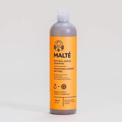 Shampoing unisexe naturel hydratation et volume - Poire et Agrumes